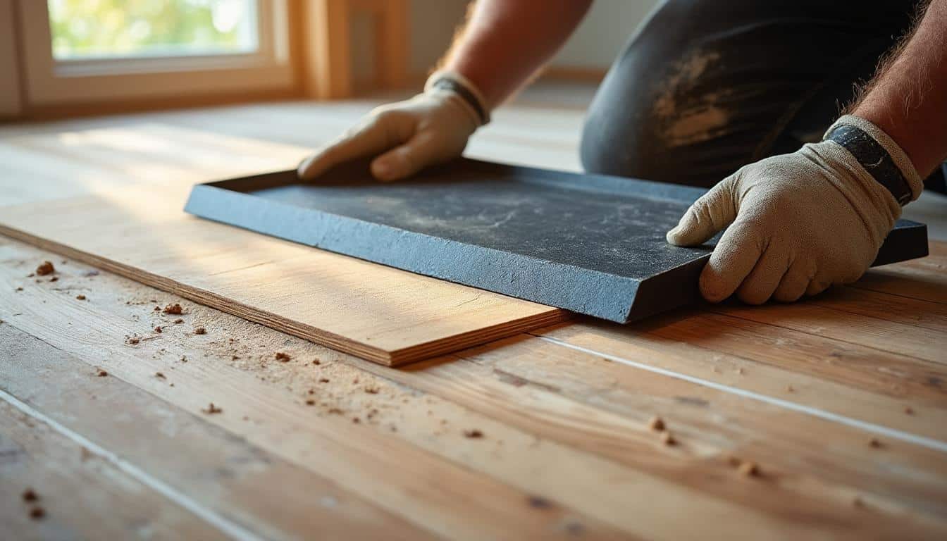 Rénover un plancher : isoler la dalle avant la pose du parquet