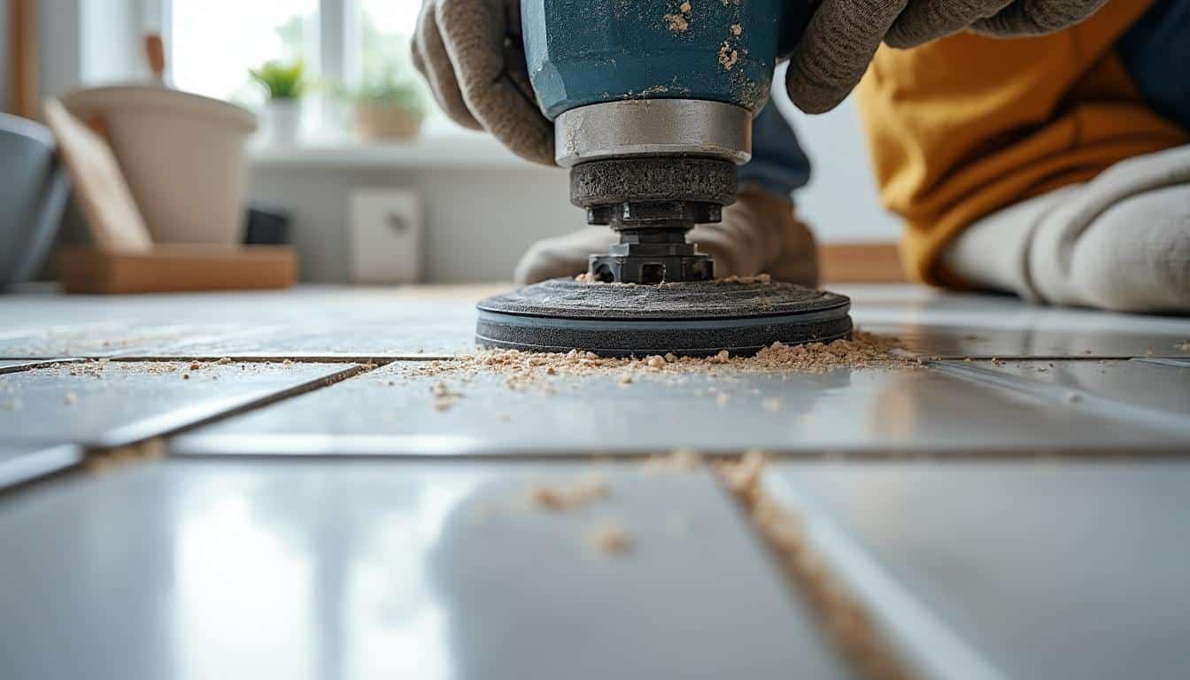 Utiliser un foret de perceuse adapté pour percer le carrelage d’une salle de bains