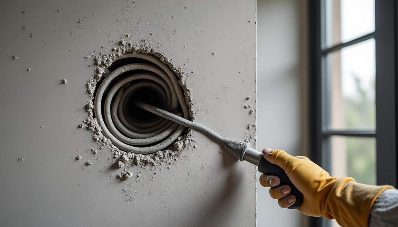 Comment percer un mur en béton dans la maison avec une perceuse et un foret adapté