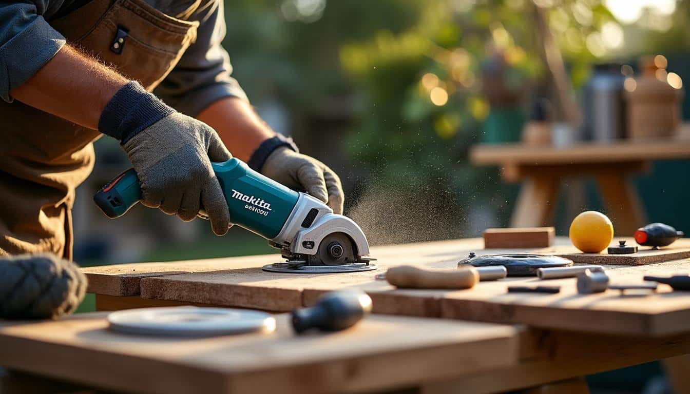 Scie circulaire Makita sans fil : performance et liberté de mouvement