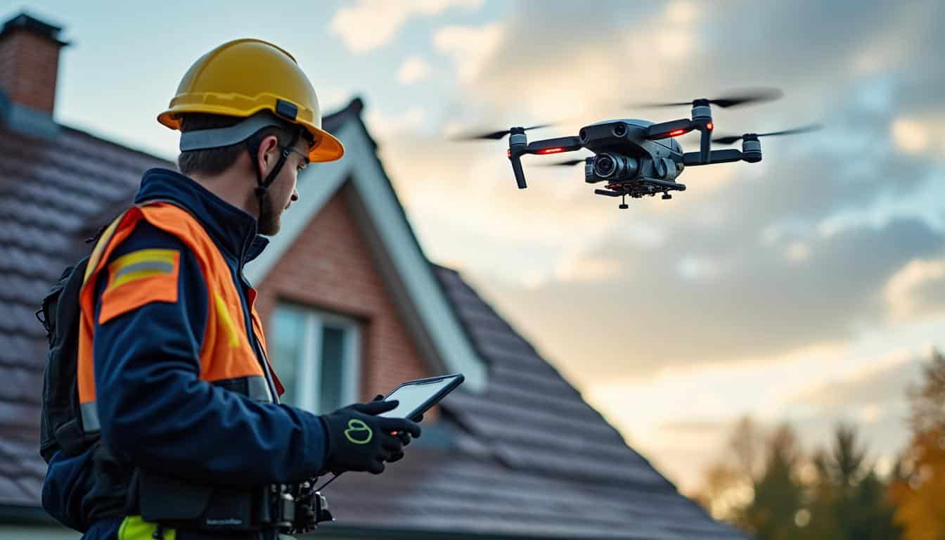 Illustration: Comprendre le fonctionnement d’un drone dédié au traitement de toiture