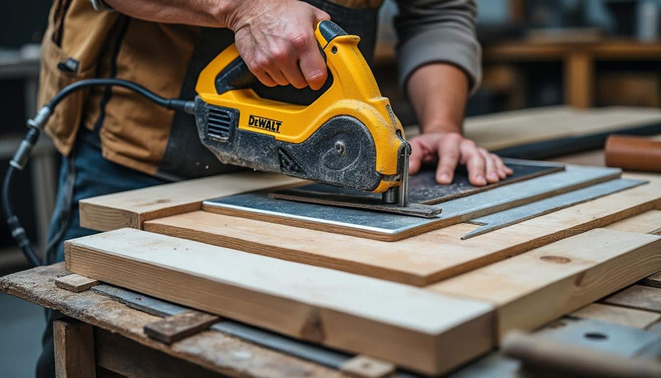 Illustration: Quels matériaux peut-on découper avec une lame Dewalt pour scie sabre ?