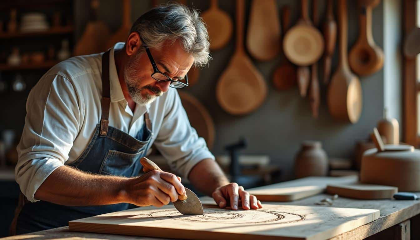 Illustration: Comprendre comment fonctionne la scie à champ tourne pour un chantournage précis
