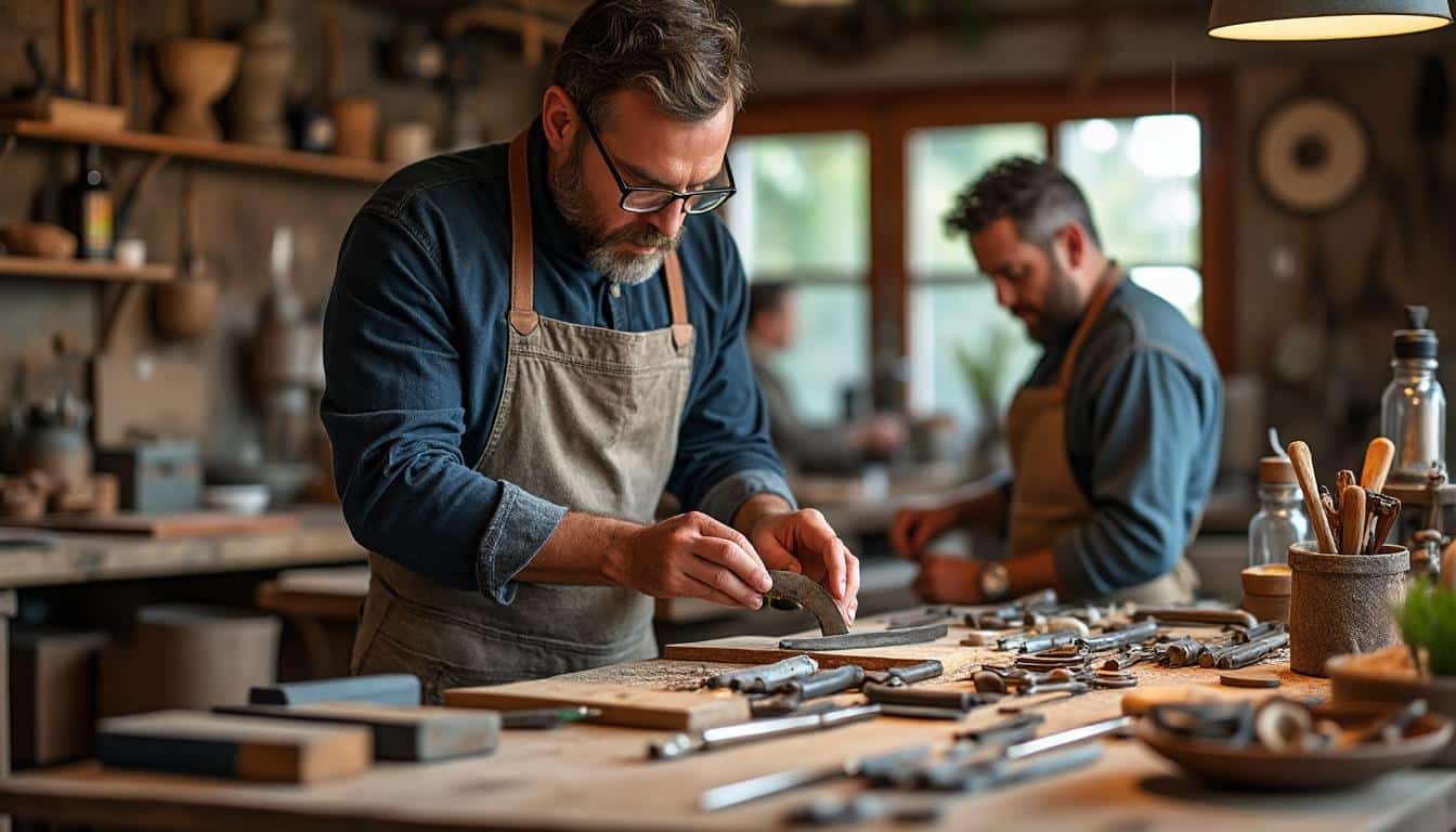 Illustration: Choisir la bonne scie à champ tourne selon vos projets et matériaux