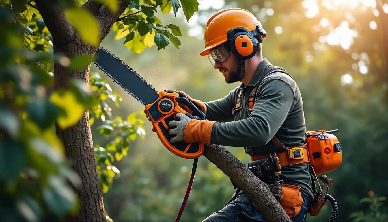 Illustration: Comment la scie d’élagage Wolf combine performance et sécurité pour un travail efficace