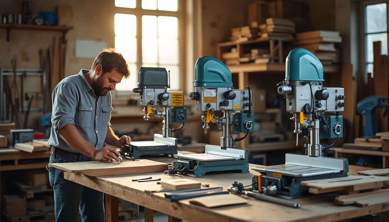 Illustration: Les caractéristiques techniques clés pour choisir sa scie verticale