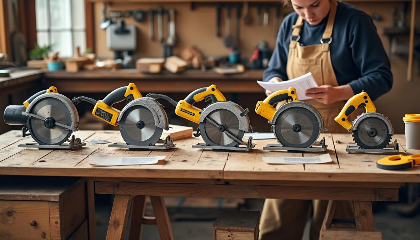 Illustration: Comment choisir la scie circulaire adaptée à vos besoins ?