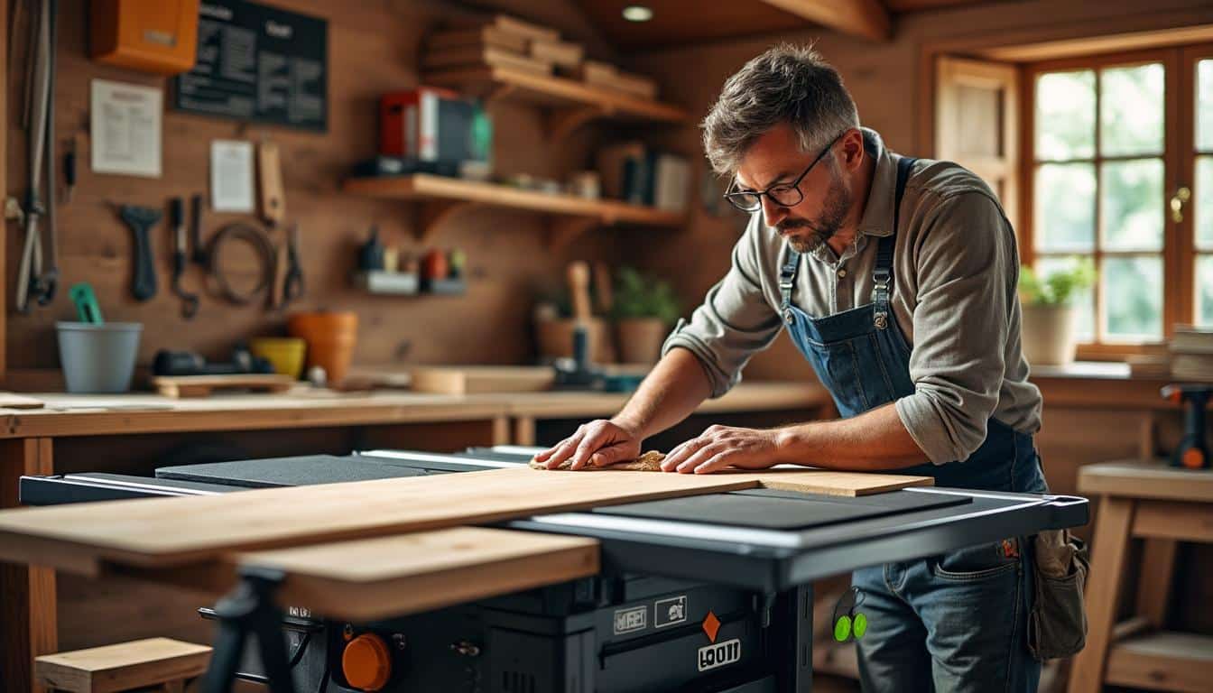 Illustration: Comment utiliser et entretenir efficacement votre table scie Festool ?
