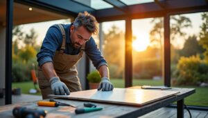 Pose de panneaux sandwich pour toiture de véranda : guide complet