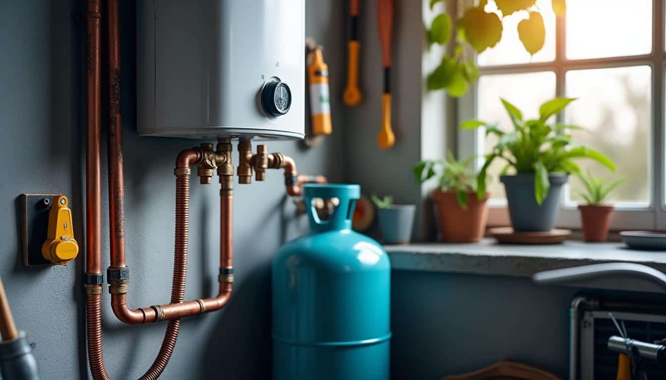 Illustration: 1/6 : Comprendre le fonctionnement d’une chaudière au gaz avec ballon d’eau chaude