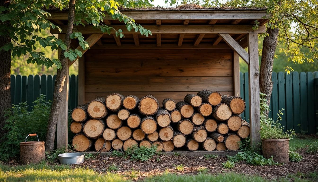 Illustration: Pourquoi il est crucial de bien stocker le bois en extérieur
