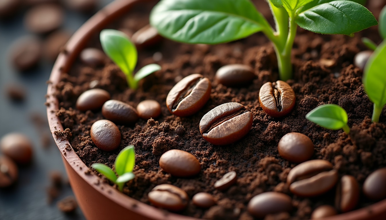 Engrais à base du marc de café : booster naturel pour vos plantes