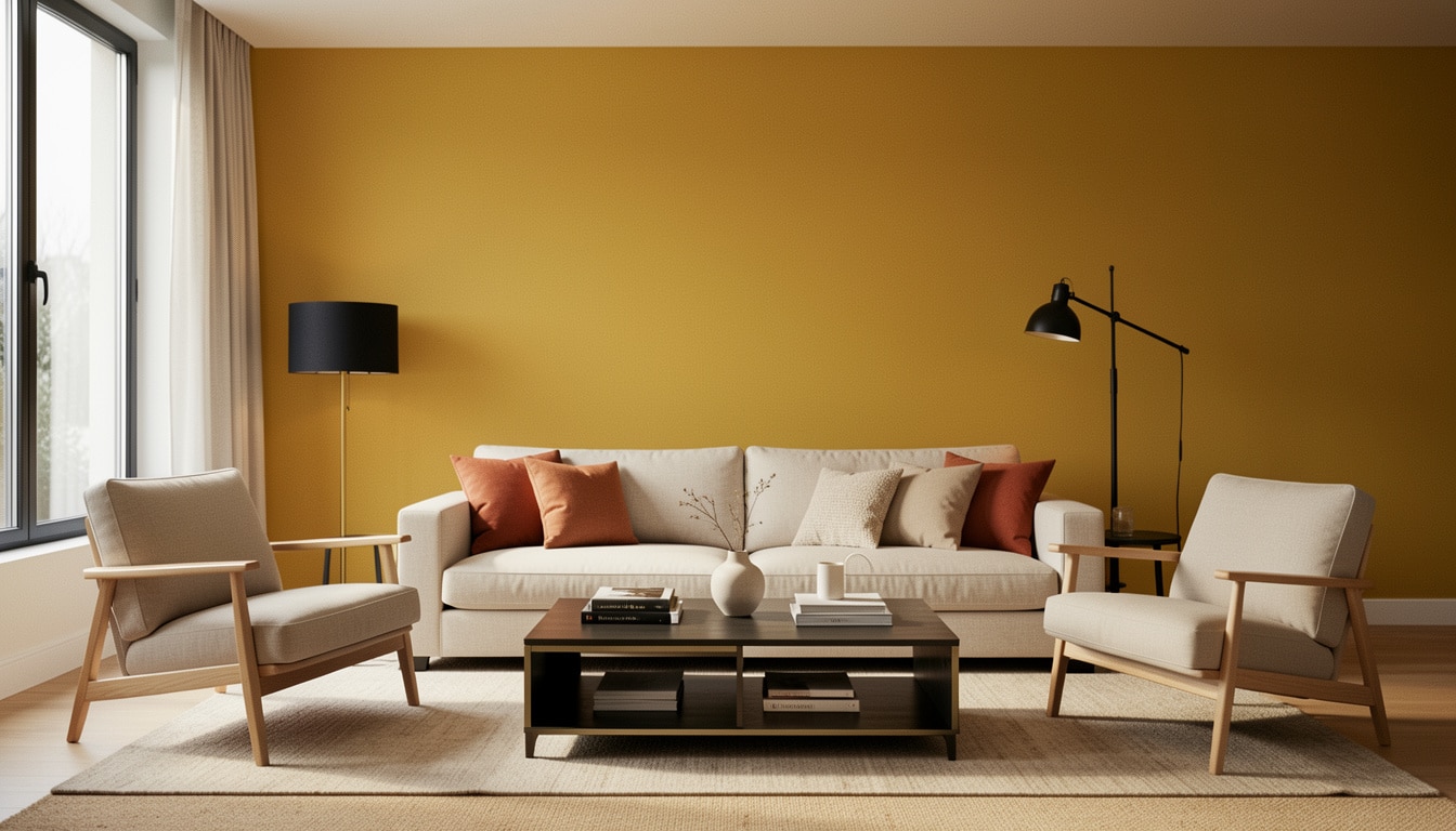 Peinture jaune moutarde : idées déco et bons accords