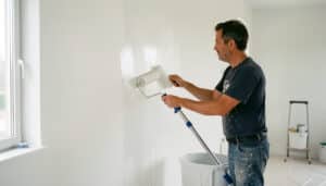 Peinture qui s’écaille au rouleau : causes et solutions
